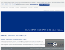 Tablet Screenshot of duensing.de